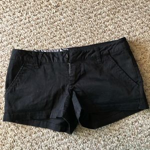 Volcom NWT Solid black shorts